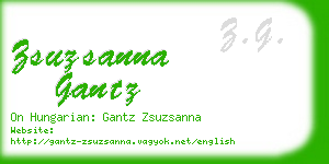 zsuzsanna gantz business card